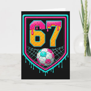 Fußball-Drip Nummer 67 Fußballspieler Karte