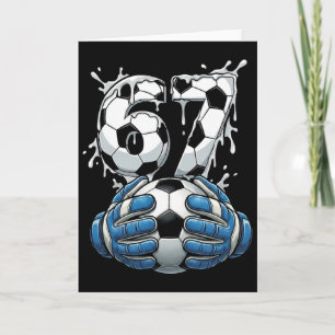 Fußball Drip Nummer 67 Jungen Fußball Torwart 67  Karte