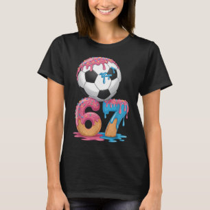Fußball-Drip Nummer 67 Jungen Fußballspieler 67  T-Shirt
