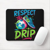 Fußball-Drip-Schmelzendes-Eiscreme-Respektiere-den Mousepad (Mit Mouse)