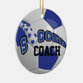 Fußball | Dunkelblau | DIY Name Keramikornament (Rechts)