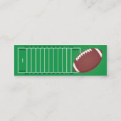 Fußball - dünn mini visitenkarte (Rückseite)