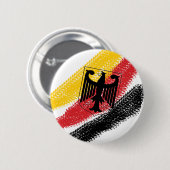 Fußball-Eagle-Knopf Deutschland Fussball Button (Vorne & Hinten)