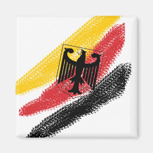 Fußball-Eagle-Magnet Deutschland Fussball Magnet