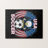 Fußball Eagles USA Puzzle (Horizontal)