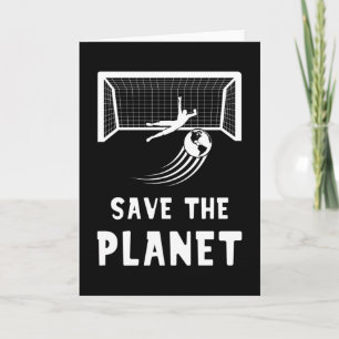 Fußball-Earth-Day rettet den Planeten Karte