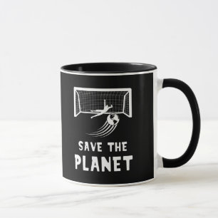 Fußball-Earth-Day rettet den Planeten Tasse