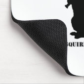 Fußball-Eichhörnchen Mousepad (Ecke)