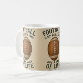 Fußball, eine Lebensart Kaffeetasse (Vorderseite Links)