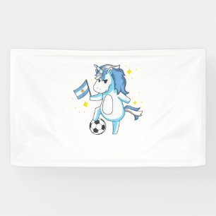 Fußball Einhorn Argentinien Trikot Design Argentin Banner