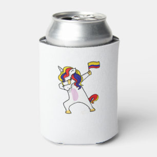Fußball Einhorn Kolumbien Trikot Design Kolumbiani Dosenkühler