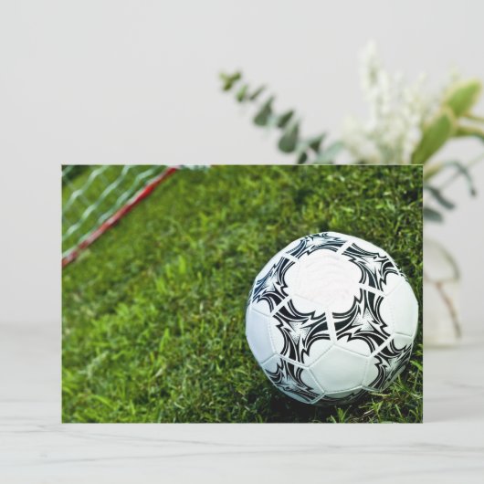 Fußball * einladen* einladung (Stehend Vorderseite)