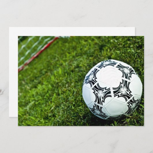 Fußball * einladen* einladung (Vorne/Hinten)