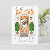 Fußball Einladen FARBEN FARBEN FARBEN IHR Logo hin Einladung (Stehend Vorderseite)