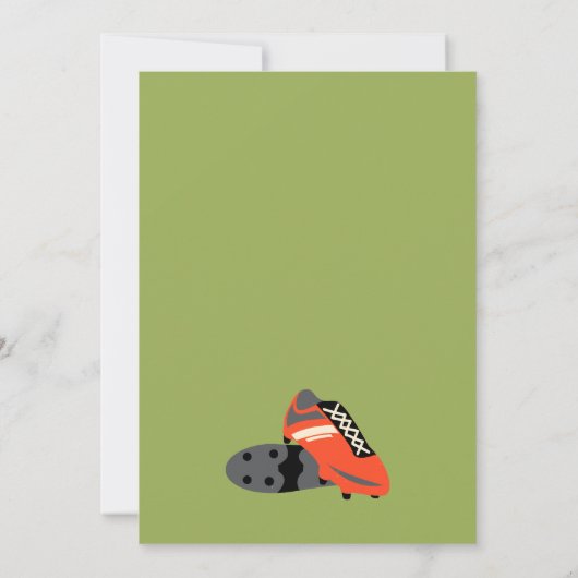 Fußball Einladung (Rückseite)