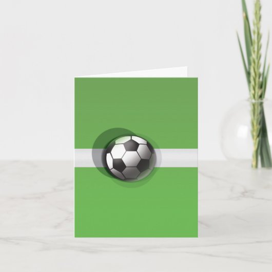 Fußball Einladung (Vorderseite)