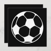 Fußball Einladung (Vorne/Hinten)