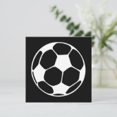 Fußball Einladung (Stehend Vorderseite)