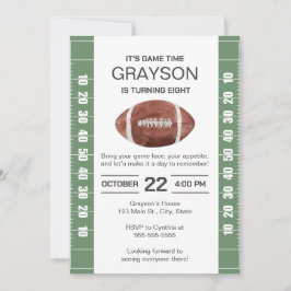 Fußball Einladung 12x18