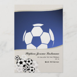 Fußball Einladung Bar Mitzvah