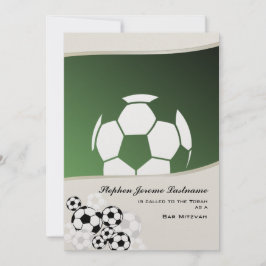 Fußball Einladung Bar Mitzvah