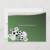 Fußball Einladung Bar Mitzvah (Vorderseite)