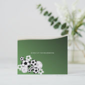 Fußball Einladung Bar Mitzvah (Stehend Vorderseite)