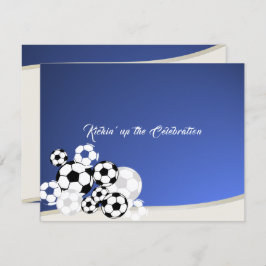 Fußball Einladung Bar Mitzvah Empfang Card