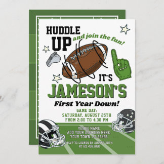 Fußball Einladung zum 1. Geburtstag