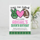 Fußball Einladung zum Geburtstag (Stehend Vorderseite)