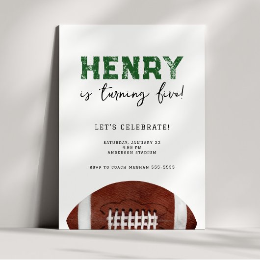 Fußball Einladung zum Geburtstag