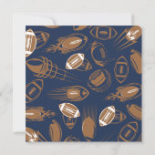 Fußball Einladung zum Geburtstag | Football-Party (Rückseite)