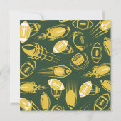 Fußball Einladung zum Geburtstag | Football-Party (Rückseite)