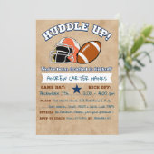 Fußball Einladungen zum Geburtstag für Jungen pack (Stehend Vorderseite)