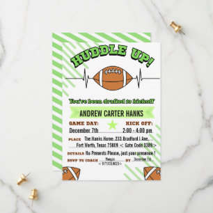 Fußball Einladungen zum Geburtstag für Jungen pack