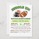 Fußball Einladungen zum Geburtstag für Jungen pack (Vorderseite)