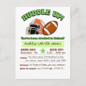 Fußball Einladungen zum Geburtstag für Jungen pack (Vorderseite)