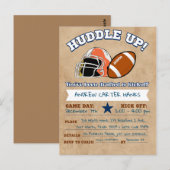 Fußball Einladungen zum Geburtstag für Jungen pack (Vorne/Hinten)