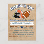 Fußball Einladungen zum Geburtstag für Jungen pack (Vorderseite)