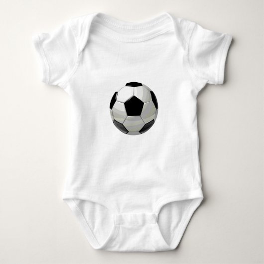 Fußball-Einzigartigkeit Baby Strampler (Vorderseite)