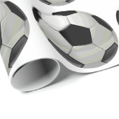 Fußball-Einzigartigkeit Geschenkpapier (Rolleneckpunkt)