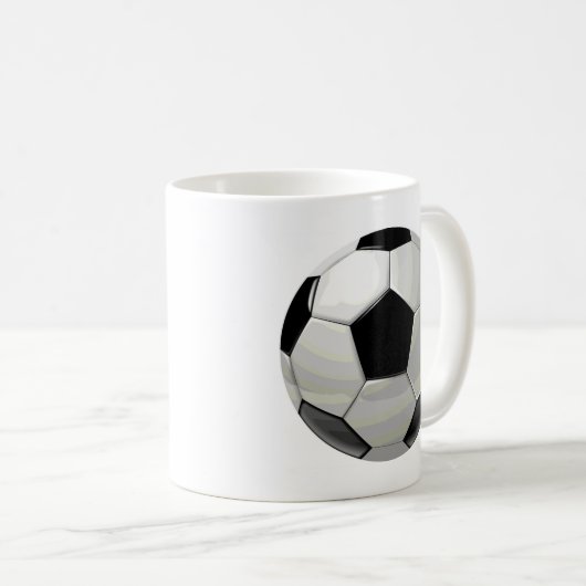 Fußball-Einzigartigkeit Kaffeetasse (VorderseiteRechts)