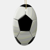 Fußball-Einzigartigkeit Keramik Ornament (Rechts)