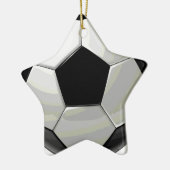 Fußball-Einzigartigkeit Keramik Ornament (Links)
