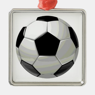Fußball-Einzigartigkeit Ornament Aus Metall