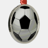 Fußball-Einzigartigkeit Ornament Aus Metall (Rechts)