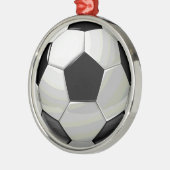 Fußball-Einzigartigkeit Ornament Aus Metall (Links)