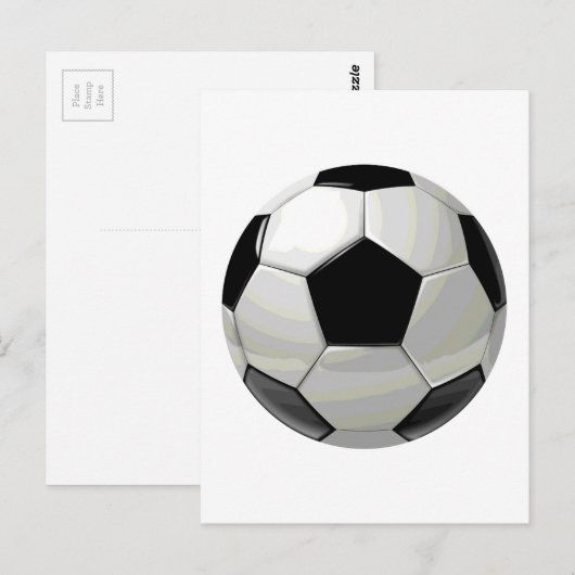 Fußball-Einzigartigkeit Postkarte (Vorne/Hinten)