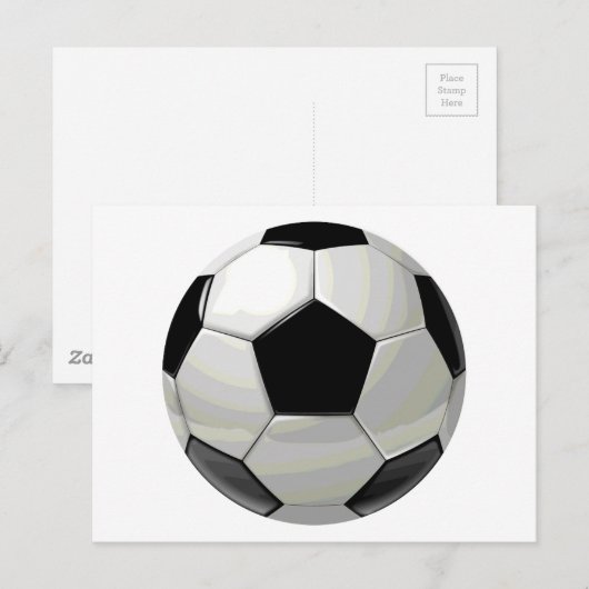 Fußball-Einzigartigkeit Postkarte (Vorne/Hinten)
