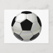 Fußball-Einzigartigkeit Postkarte (Vorderseite)